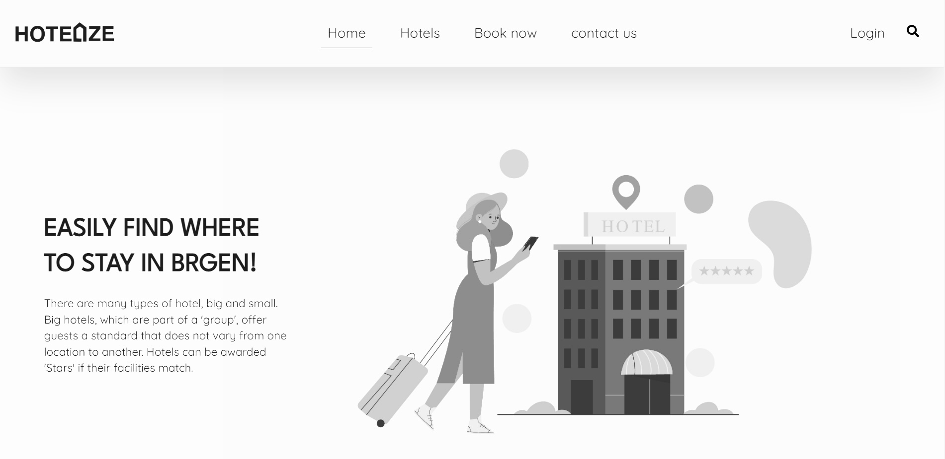 A website called Hotelize small version